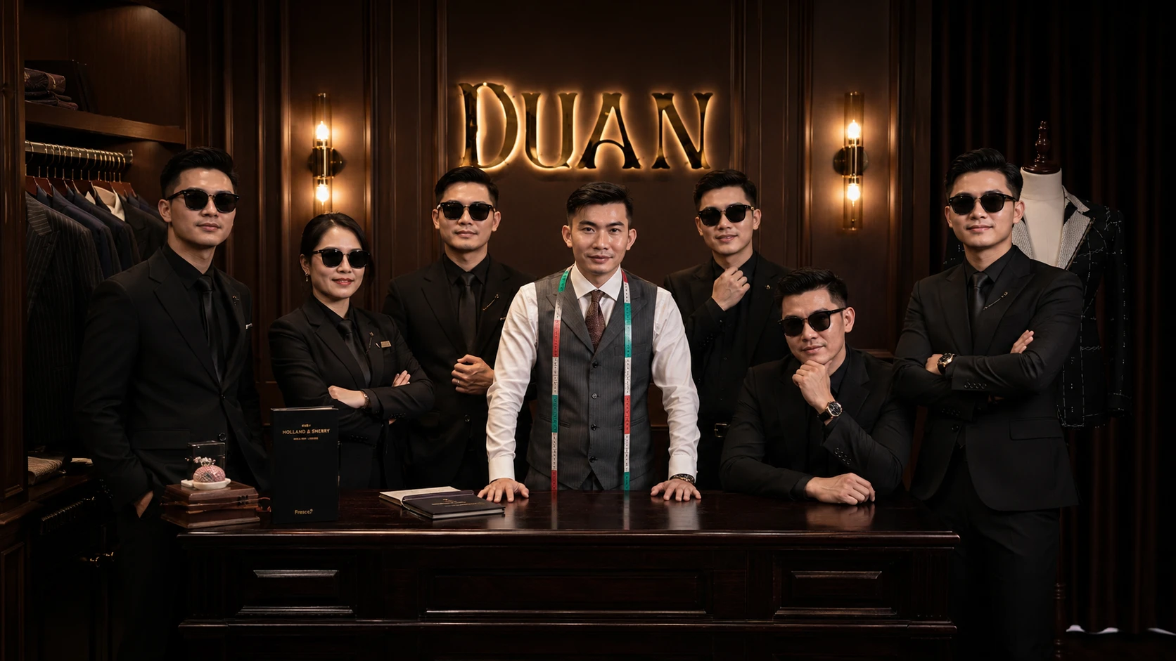 May đo đồng phục cao cấp DUAN Tailor